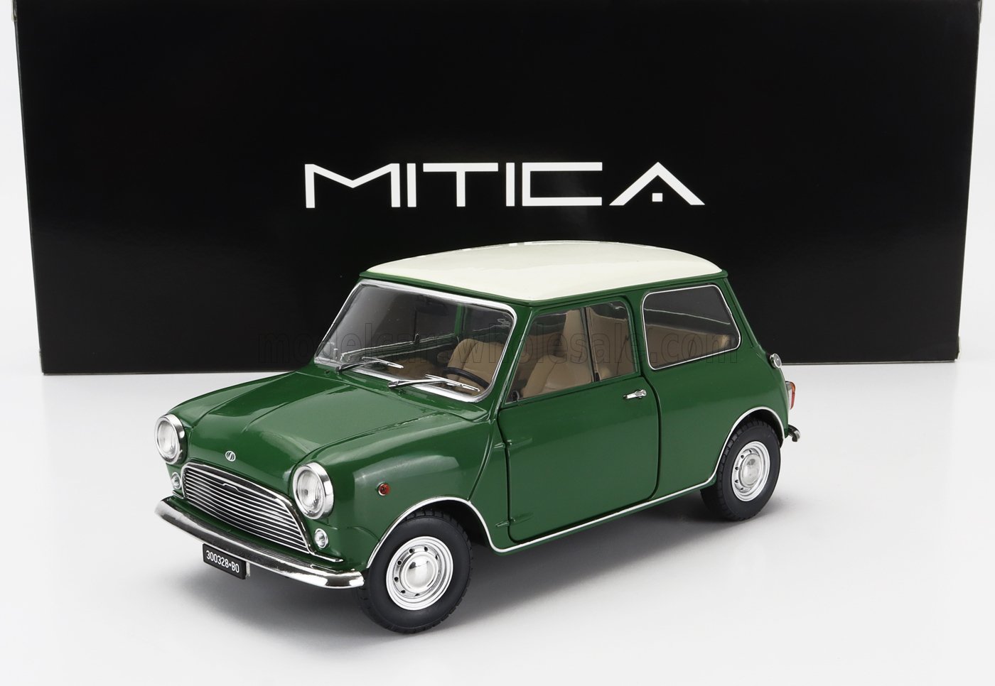 1:18 INNOCENTI Mini Cooper Mk1 (1966), Green Ivory - 205003-D