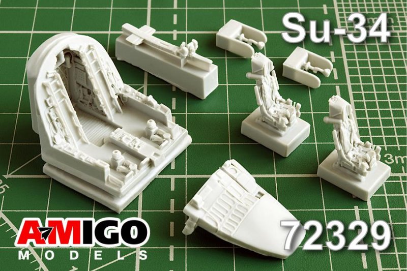 1:72 Кабина самолета Су-34 с катапультным креслом К-36ДМ серия 2 - AMG72329