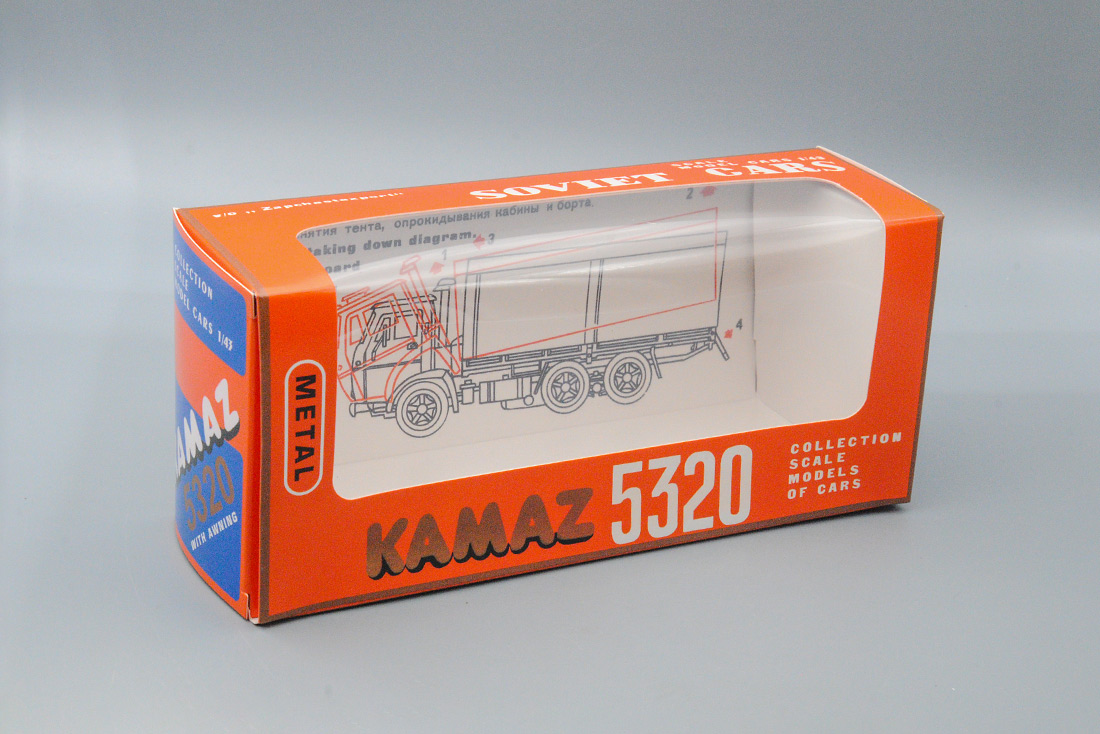 1:43 Коробка Камский 5320 (репринт) - KRB-028-MC