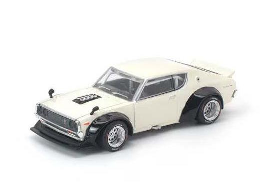 1:64 NISSAN Skyline KPGC110 Kenmeri, white - PR640210