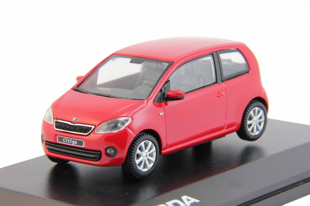 1:43 SKODA Citigo 3D (2012), red tornado uni - 021BS