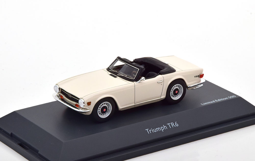 1:43 TRIUMPH TR6 Roadster, creme-white - 09151