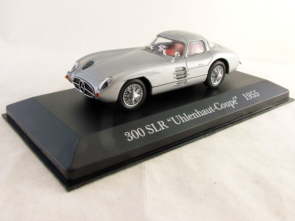1:43 MERCEDES-BENZ 300 SLR Uhlenhaut-Coupe (1955), Mercedes-Benz Offizielle Modell-Sammlung 68, silver - MB068