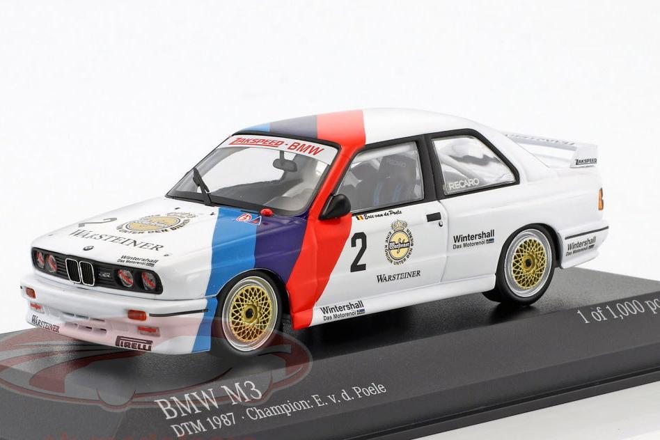 1:43 BMW M3 (E30) №2 DTM Champion Eric van de Poele (1987) - 433872002