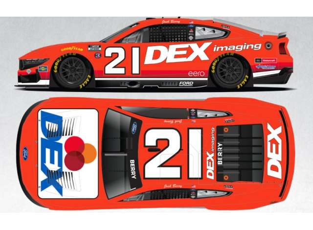 1:24 FORD Mustang #21 Josh Berry *Imaging* red/white 2025 - C212522DXSJP