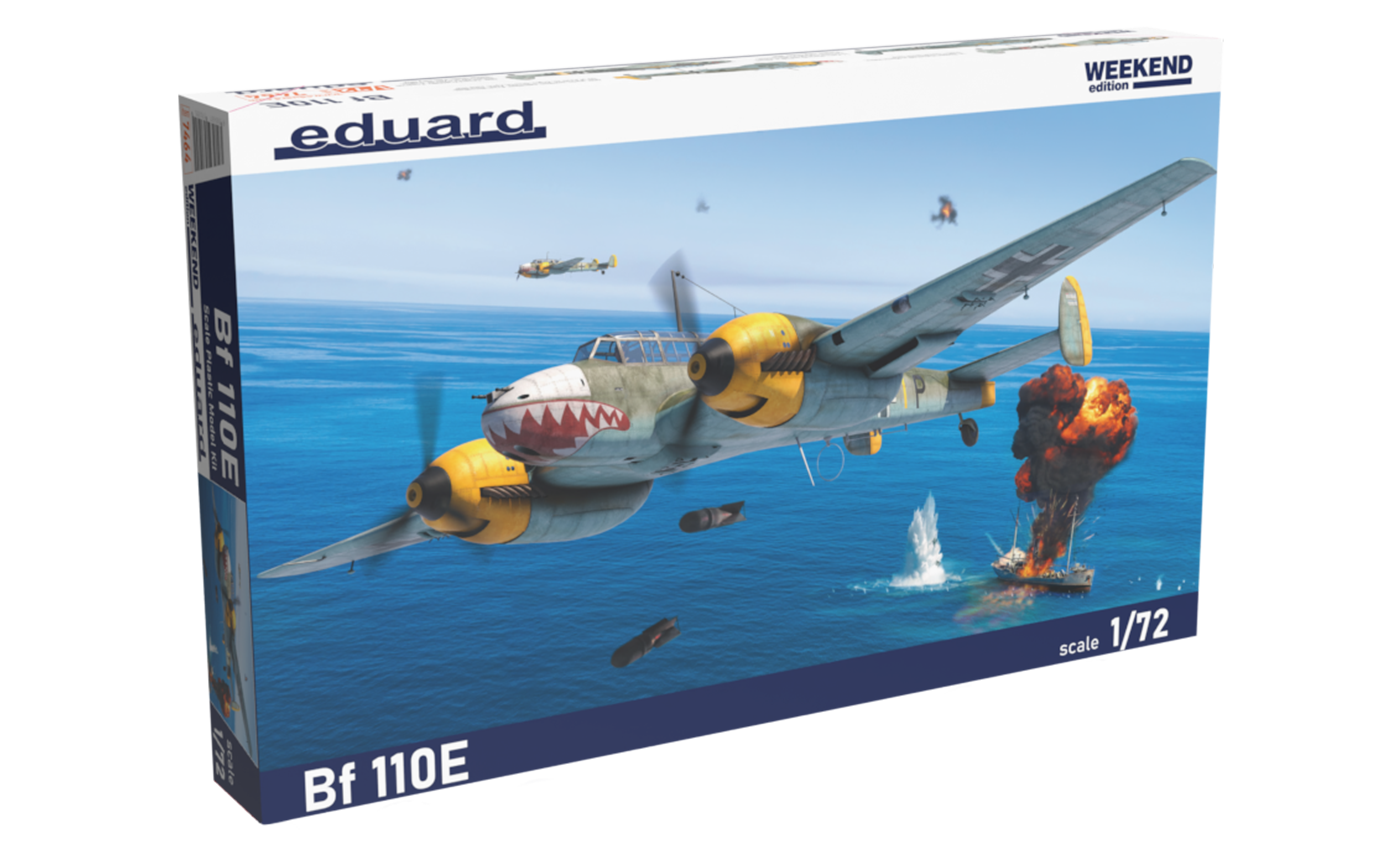 1:72 Сборная модель истребитель Messerschmitt Bf 110E - 7464