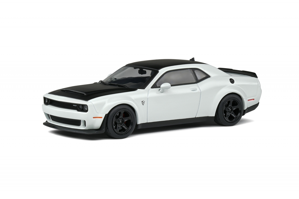 1:43 DODGE CHALLENGER SRT DEMON V8 6.2L COUPE 2018, white / black - S4310303