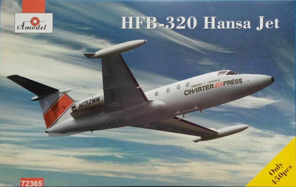 1:72 Сборная модель Самолет HFB-320 Hansa Jet - 72365