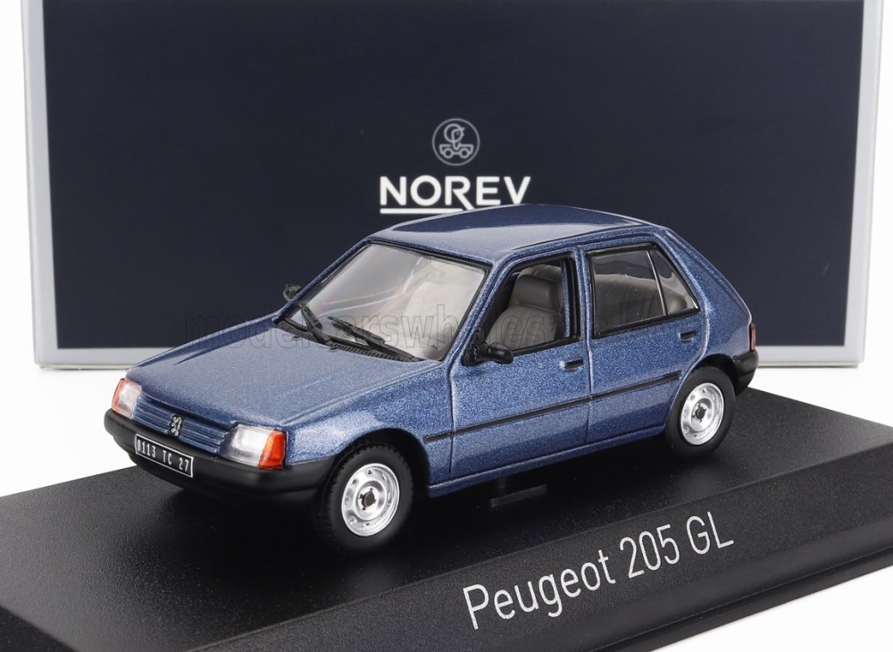 1:43 PEUGEOT 205 Gl (1988), Ming Blue - 471736