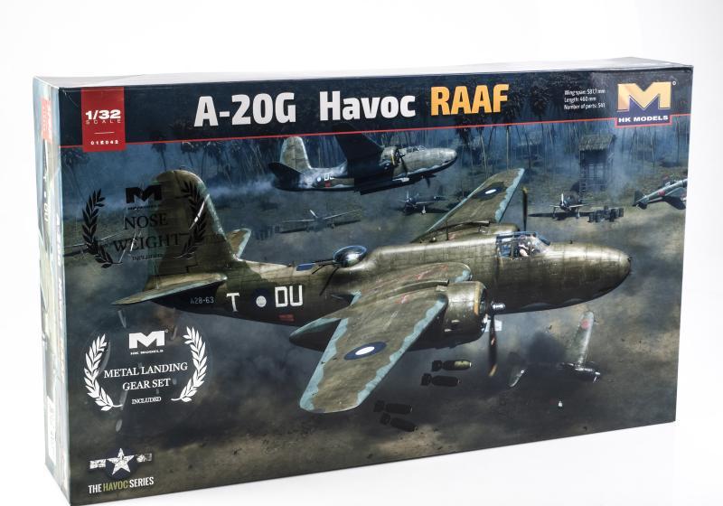 1:32 Сборная модель A-20G Havoc RAAF (Normal Version) - 01E042
