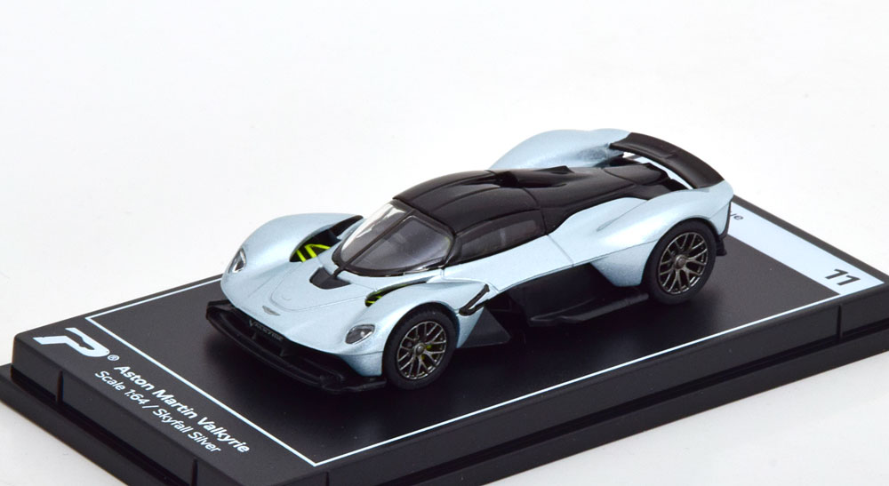 1:64 ASTON MARTIN Valkyrie (2021), silver black - No11