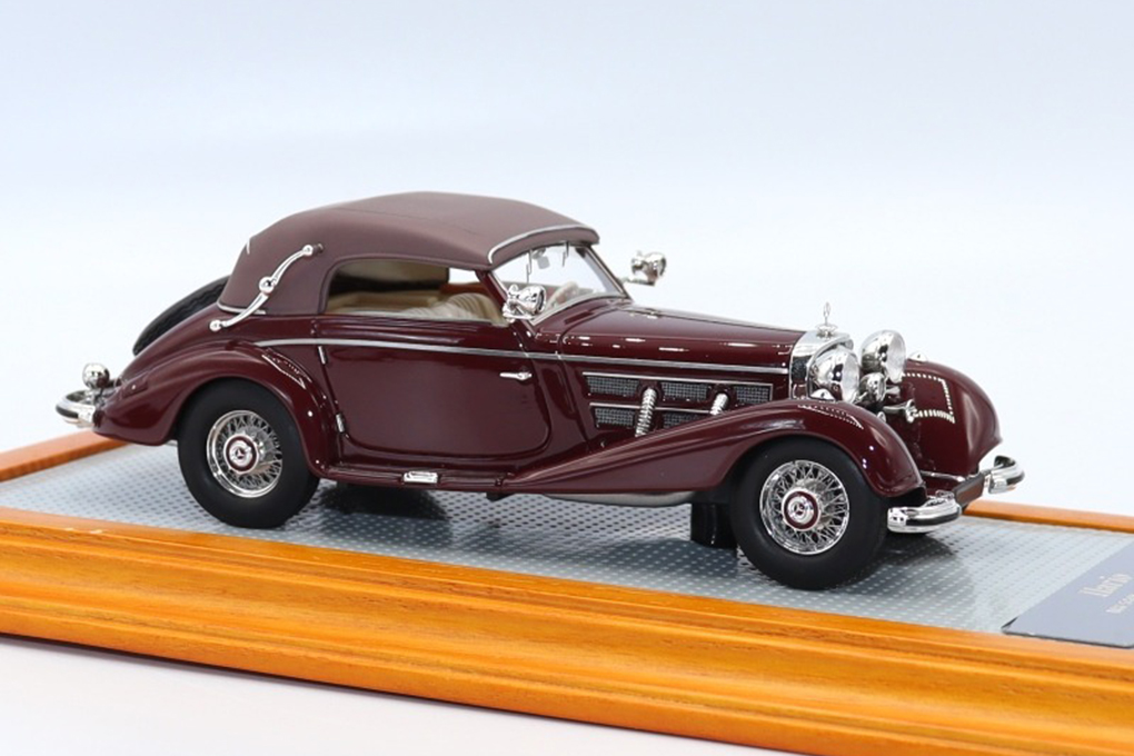 1:43 Mercedes-Benz 540K Cabriolet A 1937 sn154146, Burgundy - IL43197