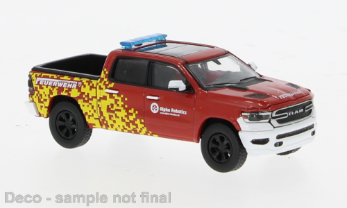 1:87 RAM 1500 Feuerwehr Alpha Robotics (2018), red - 870531