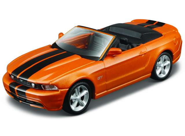 1:43 FORD Mustang GT Cabriolet Pull-back (2010), orange/black - 08012o