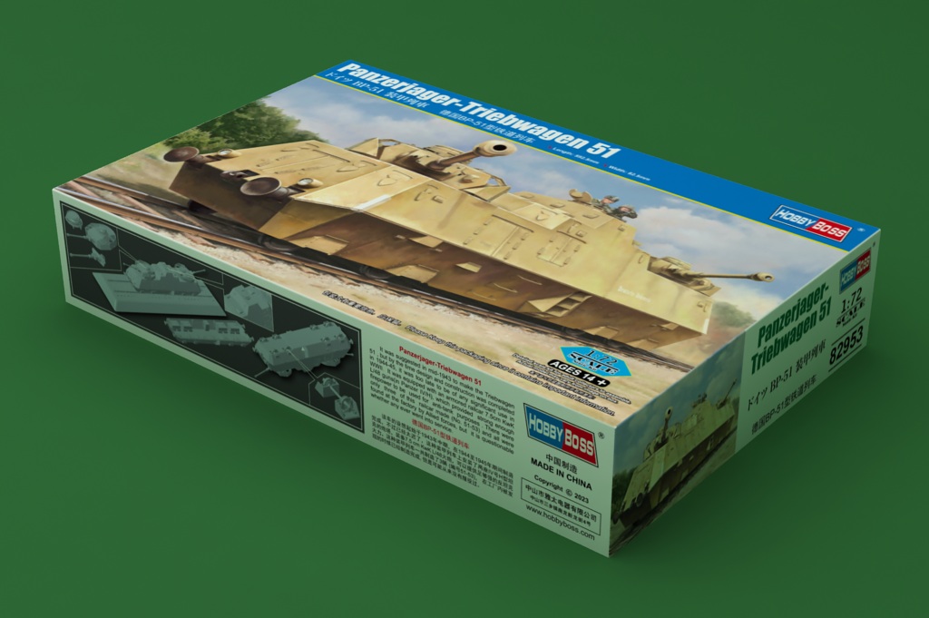 1:72 Сборная модель Panzerjager-Triebwagen 51 - 82953