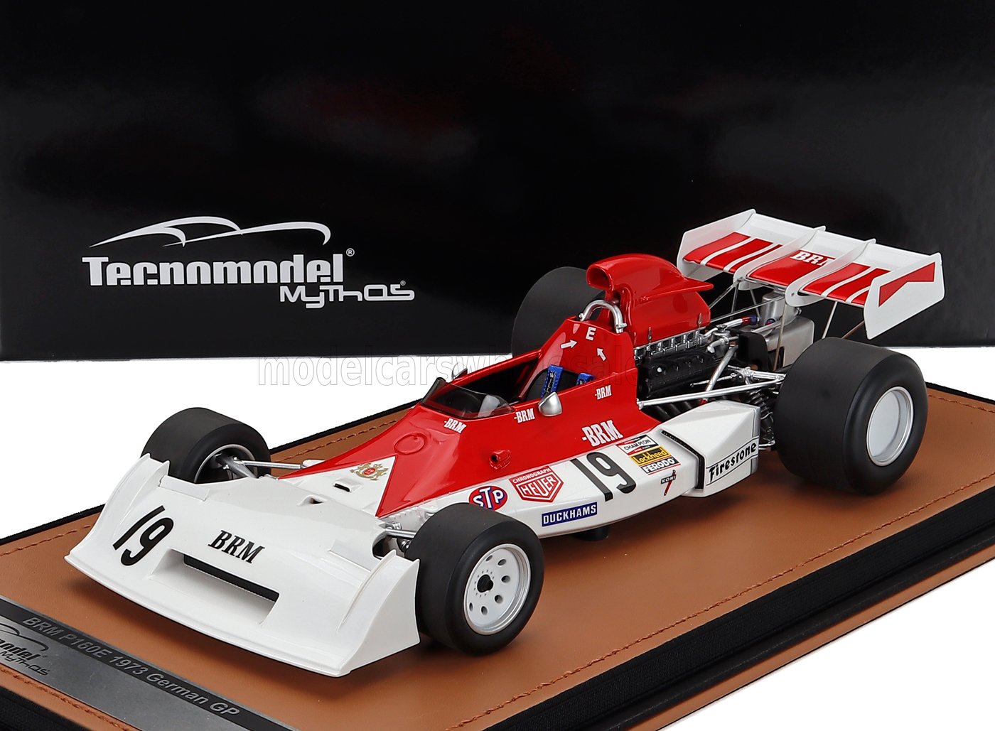1:18 BRM F1 P160e №19 German Gp Clay Regazzoni (1973) , White Red - TM18-296A
