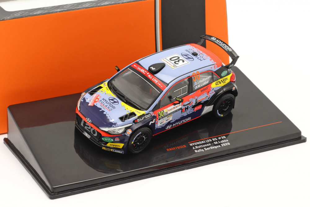 1:43 HYUNDAI i20 R5 #30 Huttunen - Lukka 8 место Rally Sardinien 2020 - RAM765