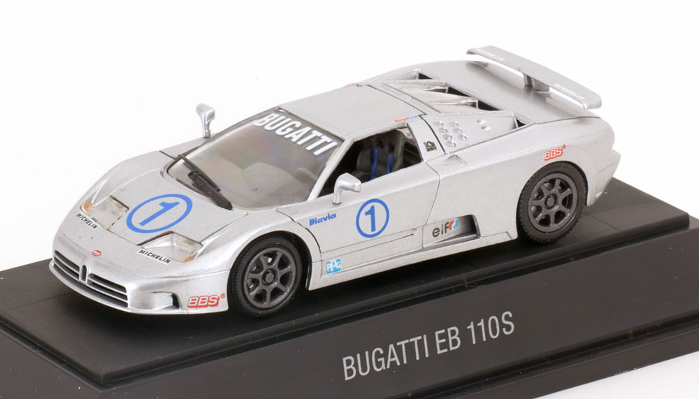 1:43 BUGATTI EB 110S, silver grey-metallic - 08507