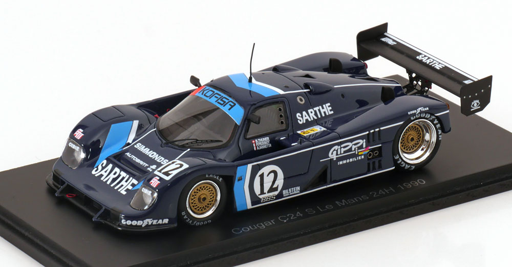 1:43 COUGAR C24S №12 24h Le Mans, Thuner/Ianetta/Pessiot (1990) - S3533