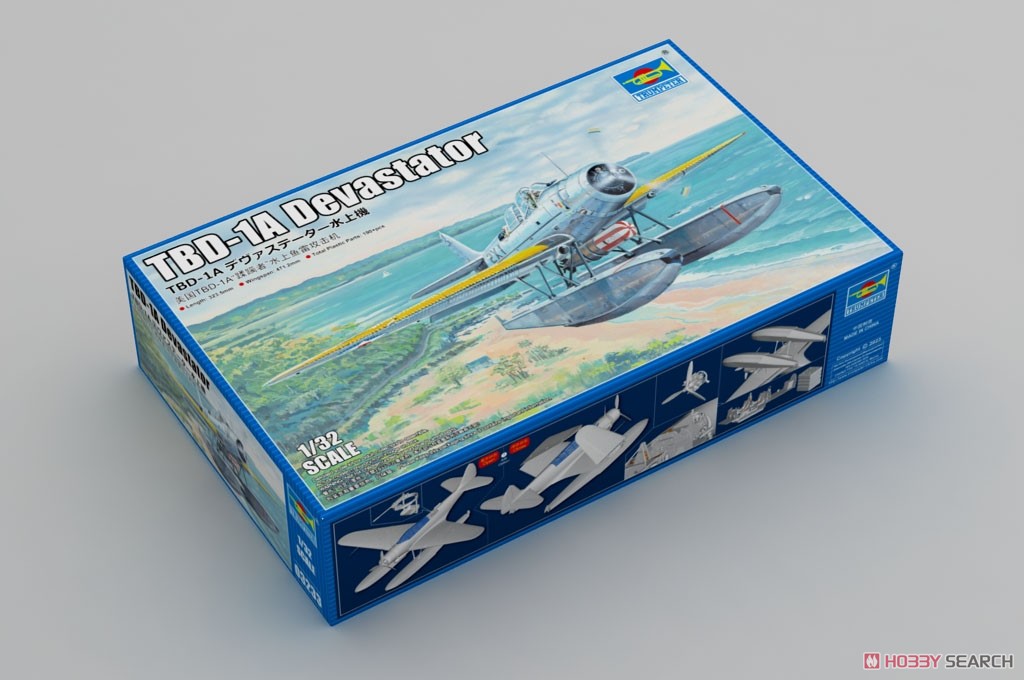 1:32 Сборная модель Бомбардировщик TBD-1A Devastator - 03233