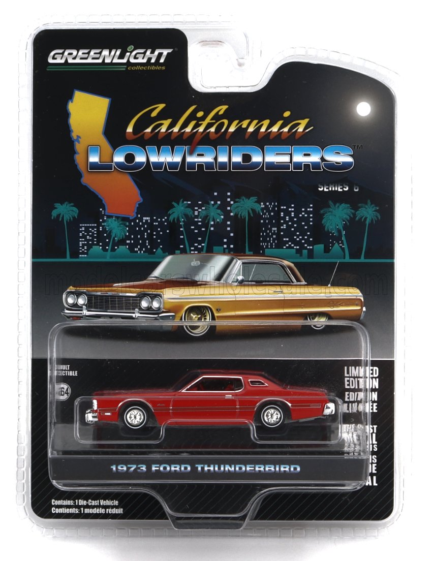 1:64 FORD Thunderbird Lowriders (1973), Red - 63070E