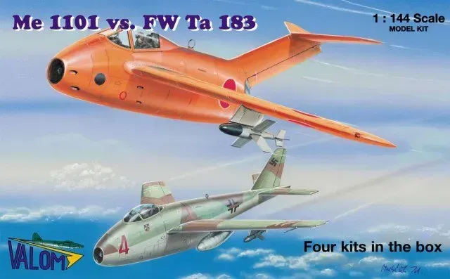1:144 Сборная модель Самолеты Messerschmitt P-1101 и Focke-Wulf Ta-183 - 14401
