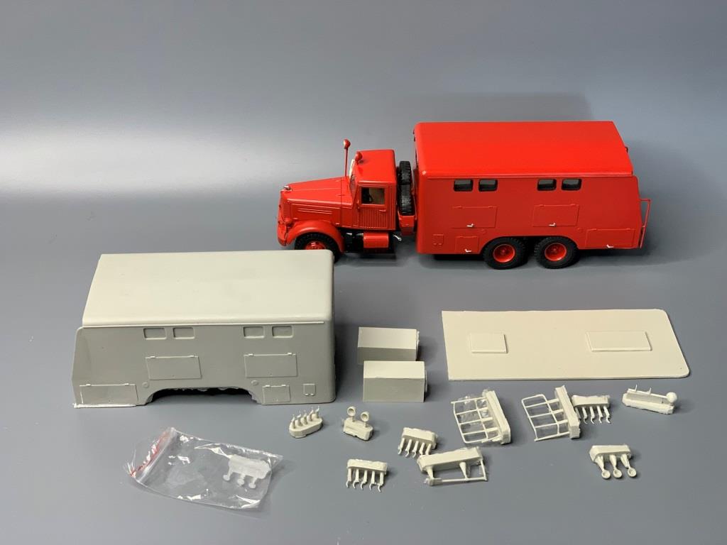 1:43 Набор для конверсии Пожарный автомобиль ПРМ-33(210) - MZ037