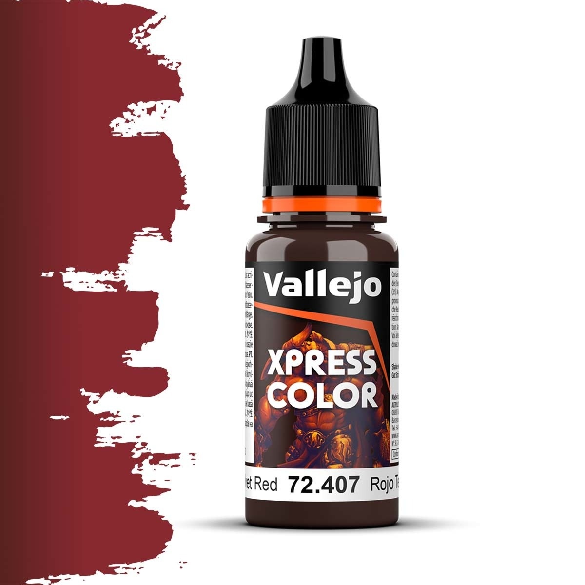 Краска акриловая Xpress Color Бархатно-красный / Velvet Red, 18 мл - 72407