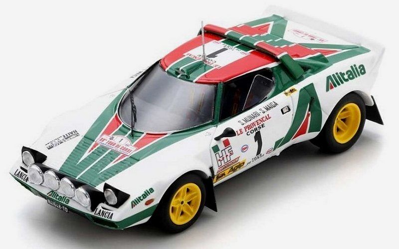 1:43 LANCIA Stratos HF Winner Tour de Corse, Munari/Maiga (1976) - S9089