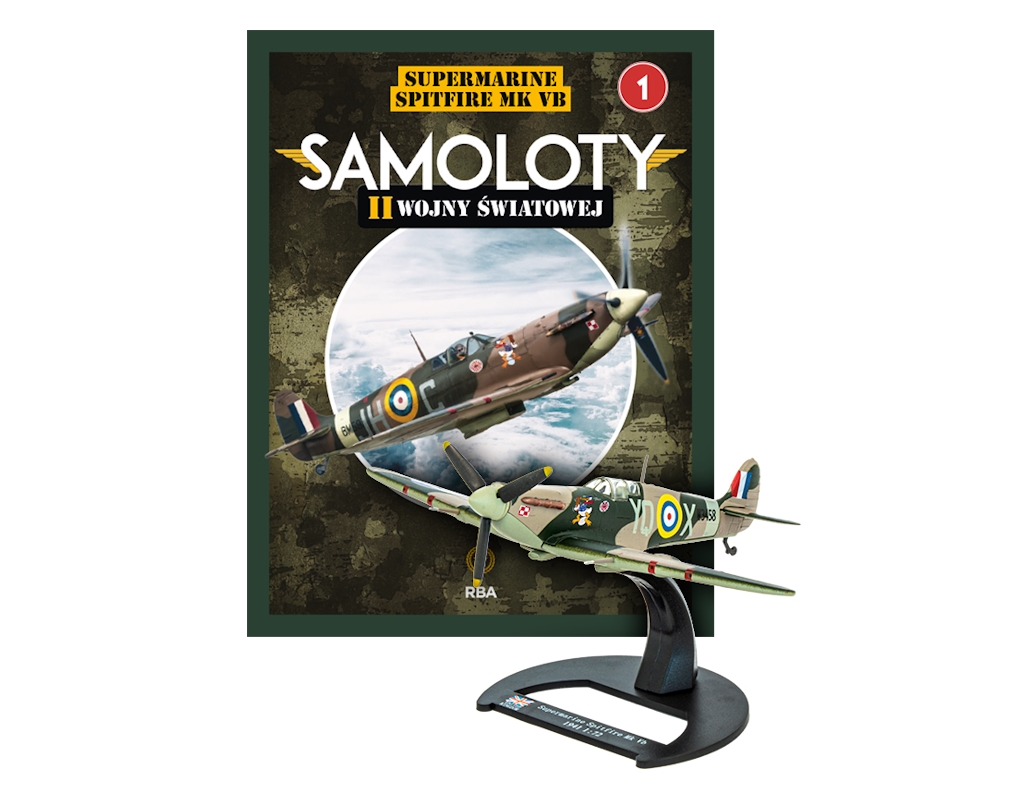 1:72 SUPERMARINE SPITFIRE MK VB из серии Самолеты Великой Отечественной Войны - S2W001