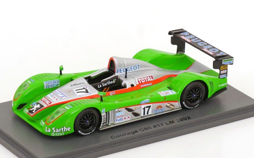 1:43 COURAGE C60 No.17, 24h Le Mans, Bouillion / Lagorce / Bourdais (2002) - SCCG15
