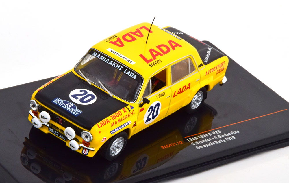 1:43 LADA 1600 R №20  Acropolis Rally, Brundza/Girdauskas (1978) - RAC411