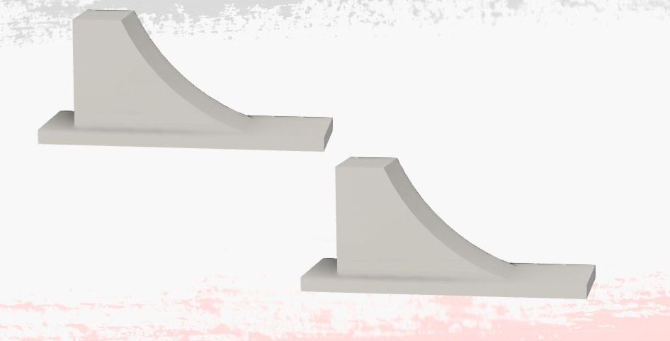 1:48 Колодки авиационные упорные для И-16 (2 шт.) - im48027