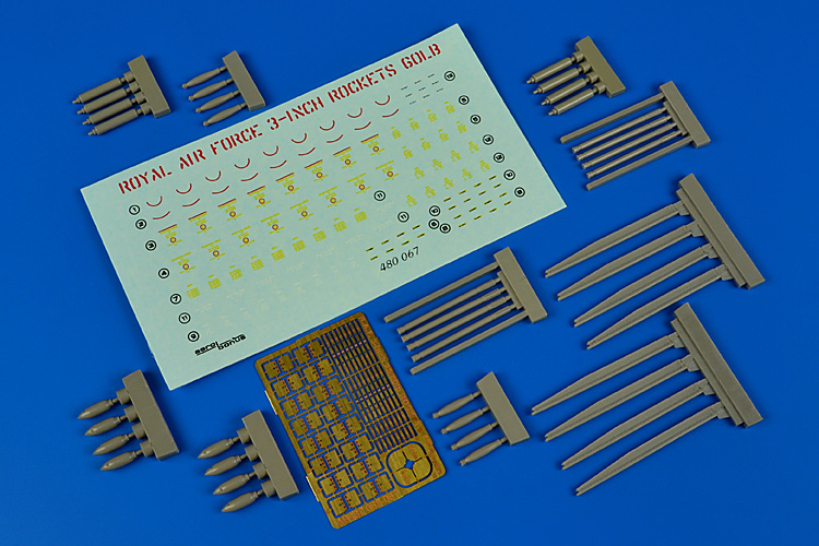 1:48 Набор дополнений R.A.F. 3-inch 60lb rockets - 480 067