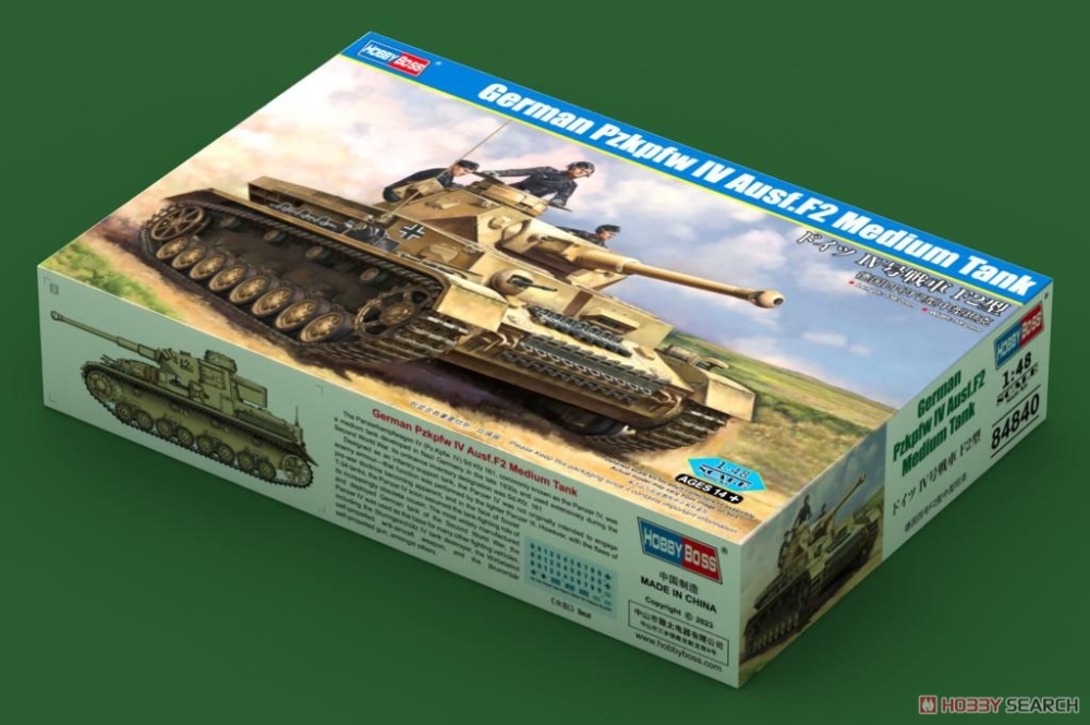1:48 Сборная модель Немецкий средний танк Pzkpfw IV Ausf.F2 - 84840