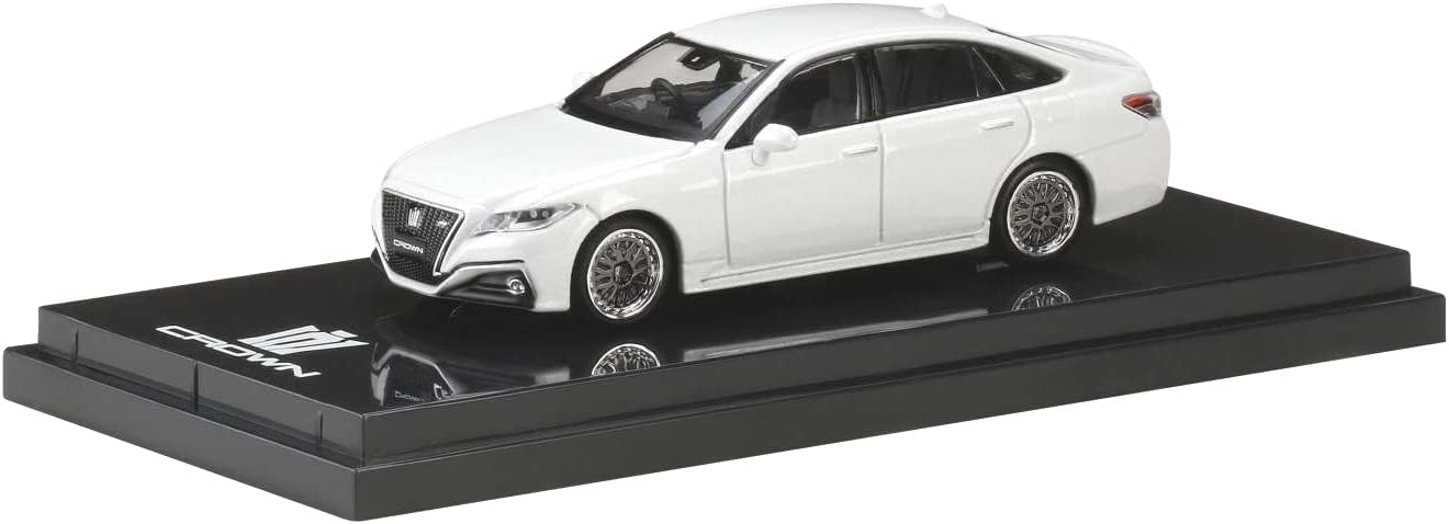 1:64 TOYOTA Crown 2.0 rs customized version, white pearl crystal cs - HJ642009CW