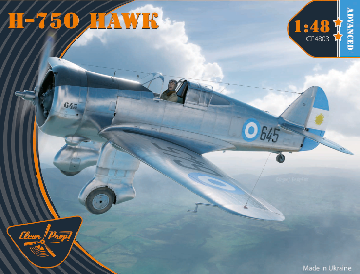 1:48 Сборная модель Самолет H-75O Hawk - CP4803