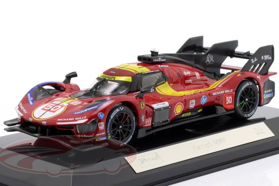 1:43 FERRARI 499P 3.0L Turbo V6 #50 Fuoco/Nielsen/Molina 24h Le Mans (2025), red/yellow - 36318