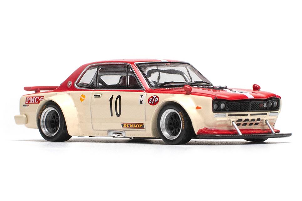 1:64 NISSAN Skyline GT-R V8 Drift (Hakosuka), Watanabe, cream / red - PR640075