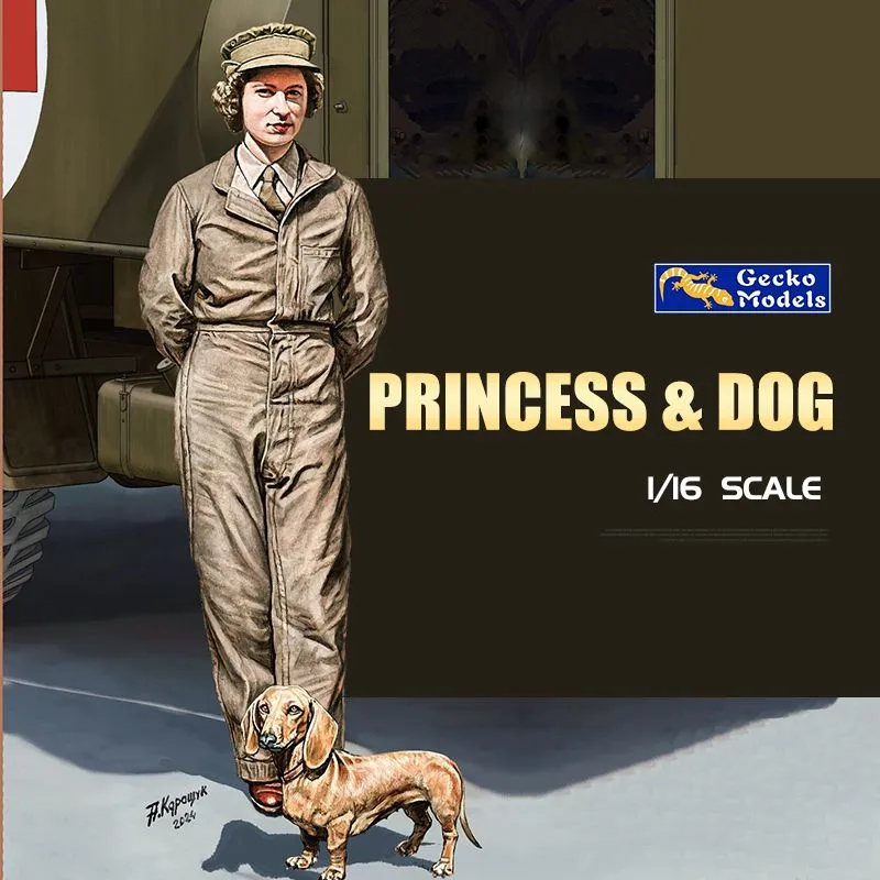 1:16 Сборная модель Princess & Dog - 16GM0020