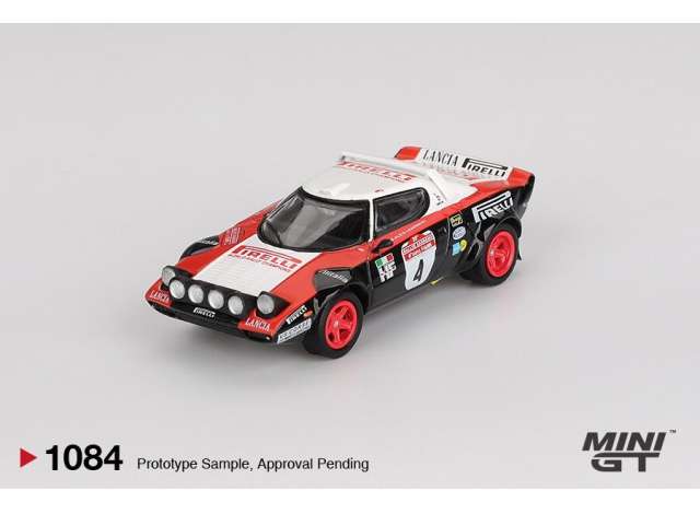 1:64 Lancia Stratos HF #4 winner Rally Sanremo, white/red/black 1978 - MGT01084LHD