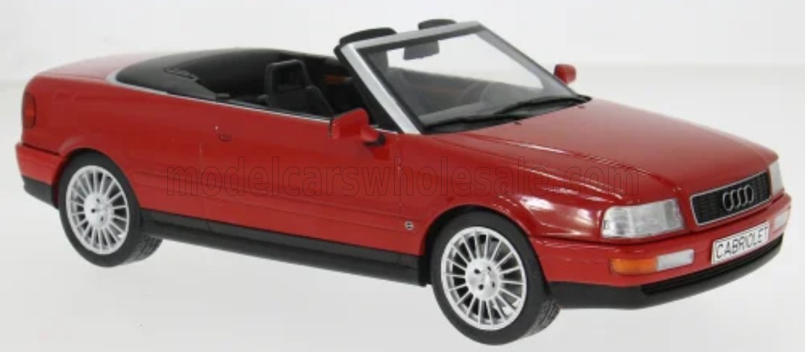1:18 AUDI 80 cabriolet open (1991), red - MCG181224