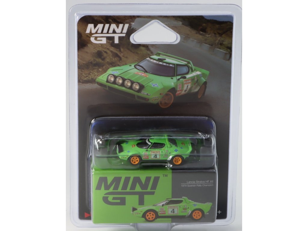 1:64 LANCIA Stratos HF №4 Spanish Rally Champion, light green - MGT01050-L-BL