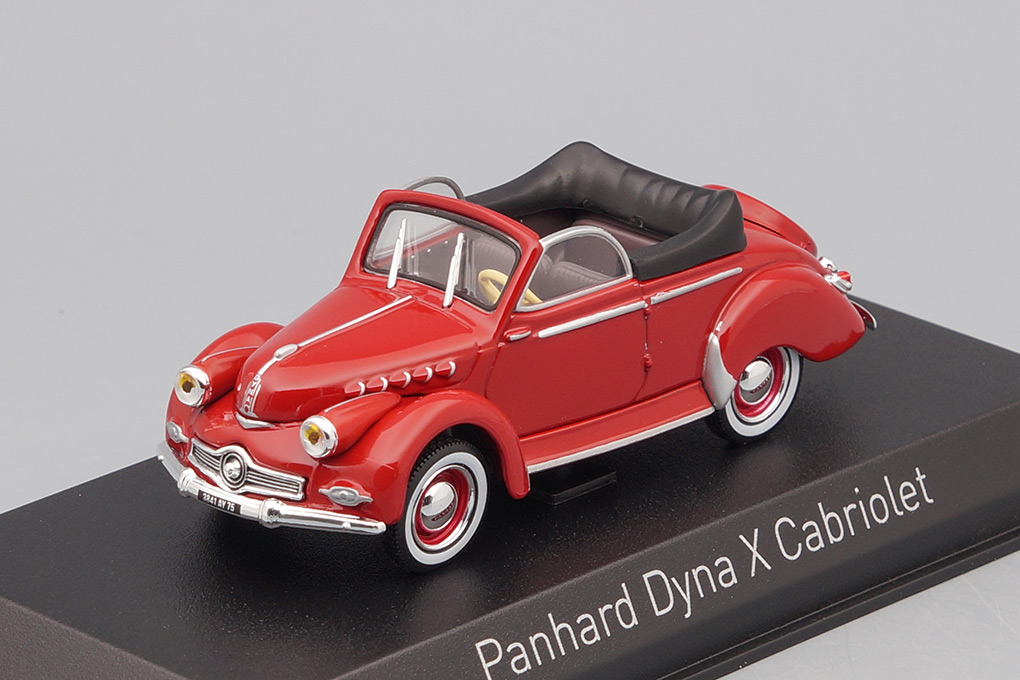 1:43 PANHARD Dyna X Cabriolet 1951 Red - 451803