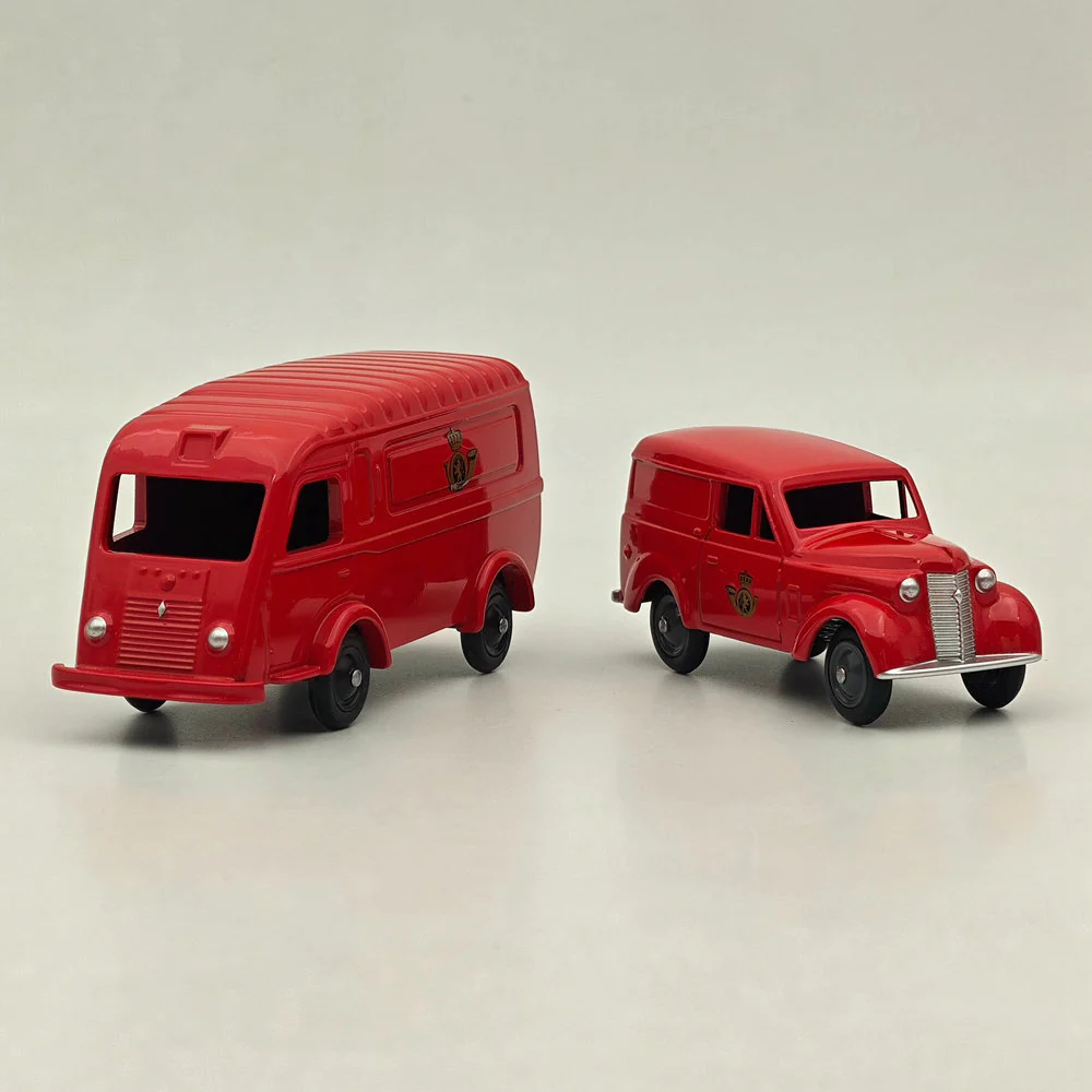 1:43 RENAULT 1000kgs and Dauphine Set Belgium Post, red - C36102