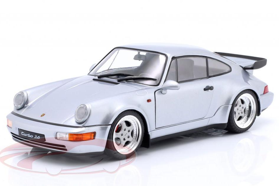 1:18 PORSCHE 911 (964) Turbo 3.6 (1990), polar silver - S1803413