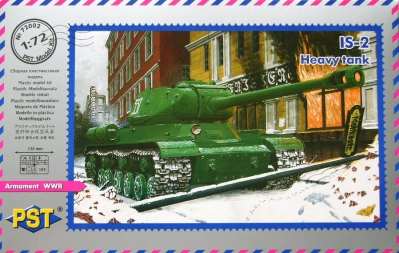1:72 Сборная модель Тяжелый танк ИС-2 - 72002