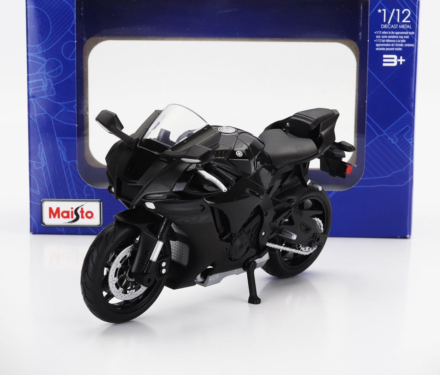 1:12 YAMAHA Yzf-r1 (2021), Black - 32723BK