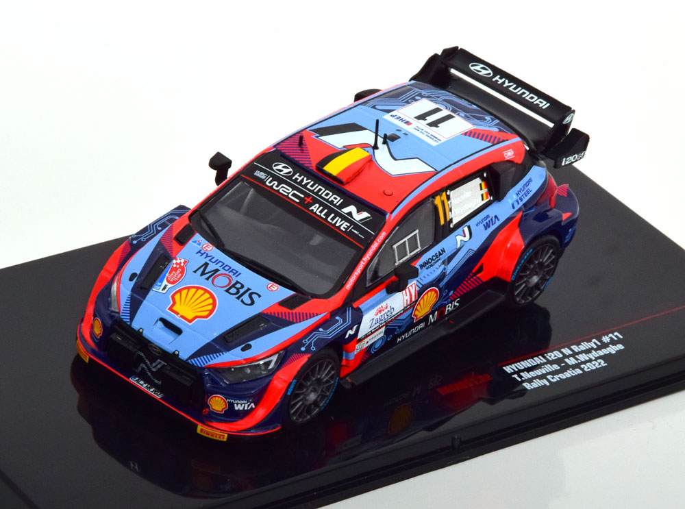 1:43 HYUNDAI i20 N Rally1 №11 Rally Croatia, Neuville/Wydaeghe (2022) - RAM851