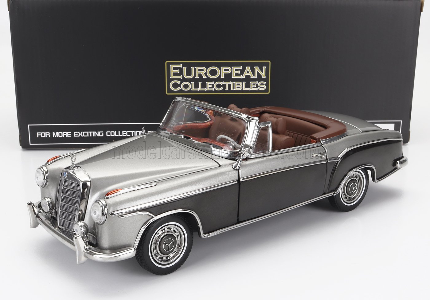 1:18 MERCEDES-BENZ 220se Cabriolet Open (1960), Grey Silver - 3593